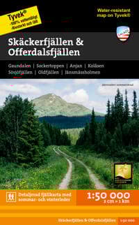 Skäckerfjällen & Offerdalsfjällen 1:50.000