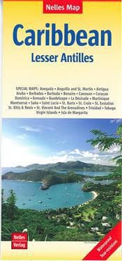 Nelles Map Caribbean: Lesser Antilles 1:150 000 ; 500 000; 2 500 000