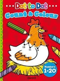 Dot to Dot Count and Colour 1 to 20
