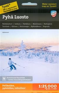 Pyhä-Luosto tunturikartta 1:25 000