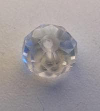 ABC-klubben Hängen Åk 2, Diamanter, 30 st : Glaspärla facetterad 12 x8 mm