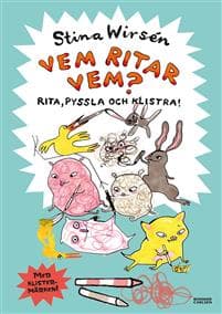 Vem ritar vem? : pysselbok med klistermärken