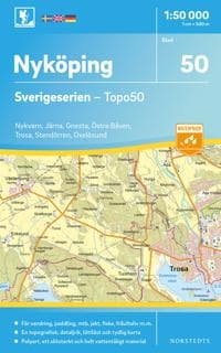 50 Nyköping Sverigeserien Topo50 : Skala 1:50 000