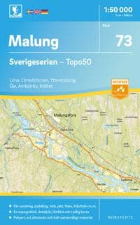 73 Malung Sverigeserien Topo50 : Skala 1:50 000