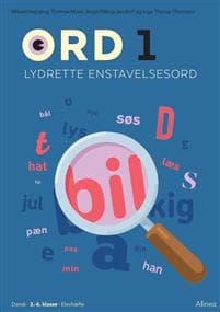 Ord 1. Lydrette enstavelsesord