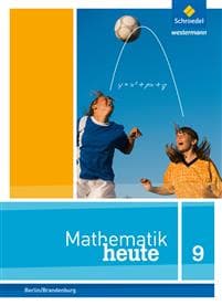 Mathematik heute 9. Schulbuch. Berlin und Brandenburg