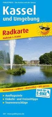 Kassel und Umgebung 1:75 000