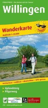 Willingen + Uplandsteig hiking map