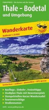 Thale - Bodetal und Umgebung 1:25 000
