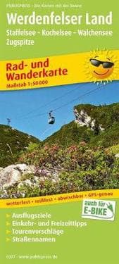 Werdenfelser Land, cycling and hiking map 1:50,000