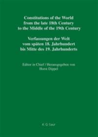 Constitutional Documents of Denmark, Norway and Sweden 1809–1849