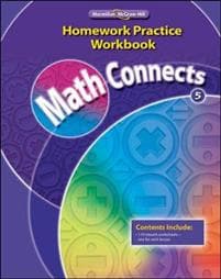 Math Connects, Grade 5, Homework Practice Workbook