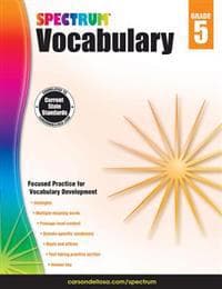 Spectrum Vocabulary, Grade 5: Volume 88