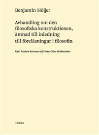 Avhandling om den filosofiska konstruktionen, ämnad till inledning till för