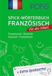 PONS Spick-Wörterbuch Französisch  für die Schule