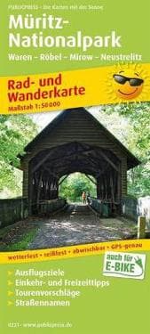 Muritz Nationalpark bicycle -hiking map
