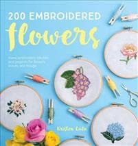 200 Embroidered Flowers