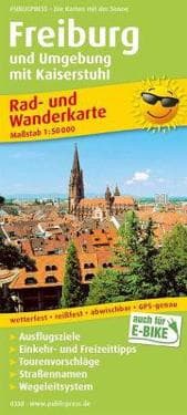 Freiburg und Umgebung mit Kaiserstuhl 1:50 000