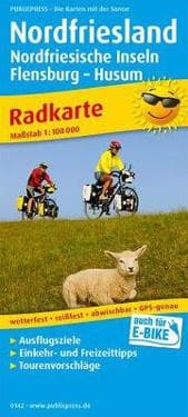 Nordfriesland / Nordfriesische Inseln bicycle map