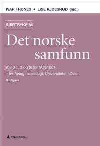 Særtrykk av Det norske samfunn (bind 1, 2 og 3) for SOS1001