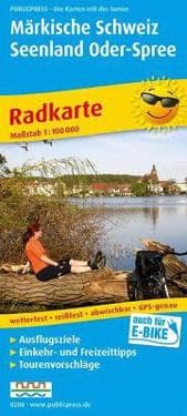 Märkische Schweiz, Seengebiet Oder-Spree 1:100 000