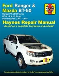 Ford Ranger / Mazda BT-50 Diesel 2011-2017 Haynes Repair Manual