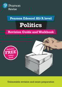 Pearson REVISE Edexcel AS/A Level Politics Revision GuideWorkbook inc online edition - 2025 and 2026 exams
