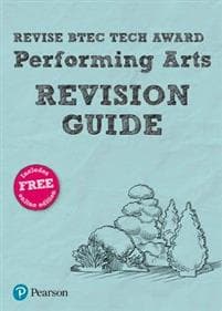 Pearson REVISE BTEC Tech Award Performing Arts Revision Guide incl