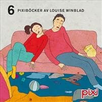 6 pixiböcker med "Hej hej vardag".