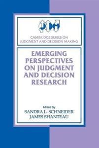 Emerging Perspectives on Judgment and Decision Research