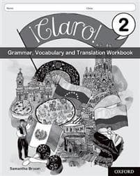 ¡Claro! 2 Grammar, Vocabulary and Translation Workbook (Pack of 8)
