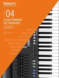 Trinity College London Electronic Keyboard Exam PiecesTechnical Work From 2019: Grade 4