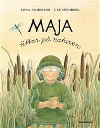 Maja tittar på naturen
