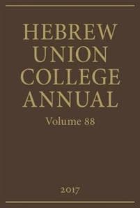 Hebrew Union College Annual