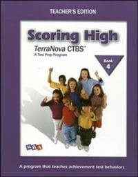Scoring High on the TerraNova CTBS, Teacher's Edition with Poster, Grade 4
