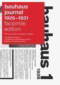 Bauhaus Journal 1926-1931