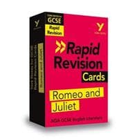 York Notes RAPID AQA GCSE (Revision Cards) Romeo and Juliet - for 2025, 2026 exams
