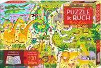 Puzzle & Buch: Im Zoo. 100 Teile