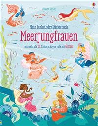 Mein funkelndes Stickerbuch: Meerjungfrauen