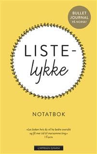 Listelykke. Notatbok