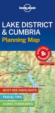 Lonely Planet Lake District & Cumbria Planning Map