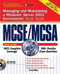 MCSE/MCSA Managing and Maintaining a Windows Server 2003 Environment Study Guide (Exam 70-290)
