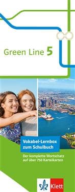 Green Line 5 G8 Klasse 9 Vokabel-Lernbox zum Schulbuch. Englisch