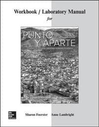 Workbook/Laboratory Manual for Punto y aparte