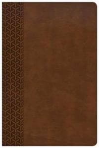 CSB Everyday Study Bible, British Tan LeatherTouch