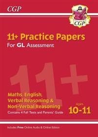 11+ GL Practice Papers Mixed Pack - Ages 10-11 (with Parents' GuideOnline Edition)