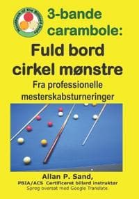3-bande carambole - Fuld bord cirkel mønstre