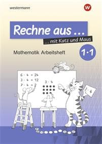 Rechne aus mit Katz und Maus. Rechne aus Einmaleins
