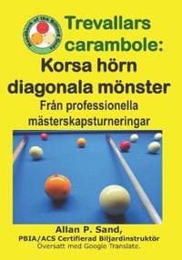 Trevallars carambole - Korsa hörn diagonala mönster