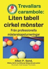 Trevallars carambole - Liten tabell cirkel mönster